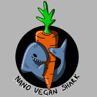 NanoVeganShark Logo